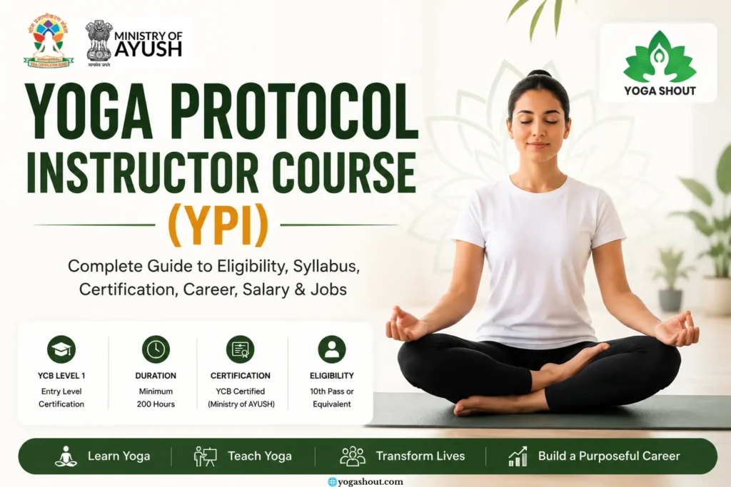 Yoga Protocol Instructor Course (YPI) complete guide with eligibility, syllabus, certification and career information